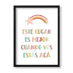Este lugar es mejor cuando vos estás acá en internet