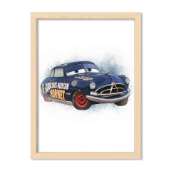 Cars Acuarela Doc Hudson - El Nido - Tienda de Objetos
