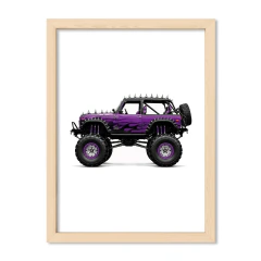 Monster Truck Púrpura - El Nido - Tienda de Objetos