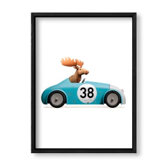 Animales al Volante Alce en internet