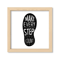 Cuadro Make every step count