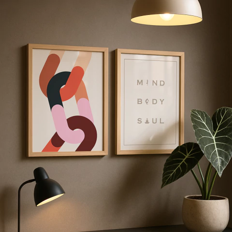 Set 2 Cuadros - Mind Chain - comprar online