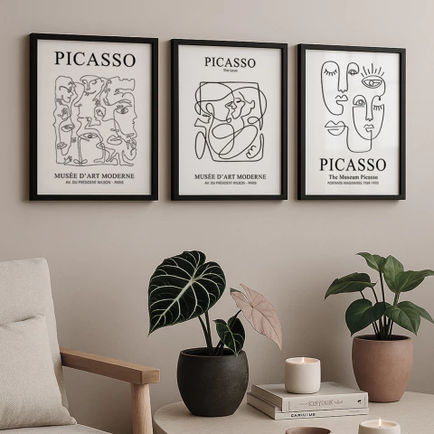 Set 3 Cuadros - Picasso Soul - comprar online