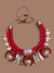 Collar 3 lunas cherry