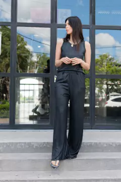 Pantalon Montenegro Negro - Caro Madero
