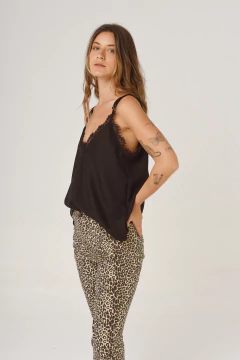 Musculosa Frida Negra - tienda online