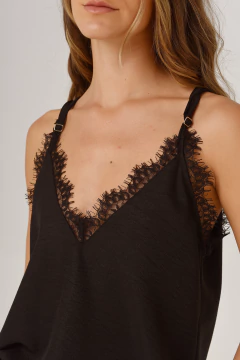 Musculosa Frida Negra - comprar online