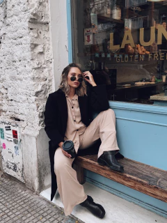 Pantalon Bonabal Beige - Caro Madero