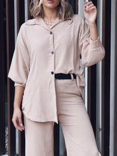 Camisa Sintra Beige - Caro Madero