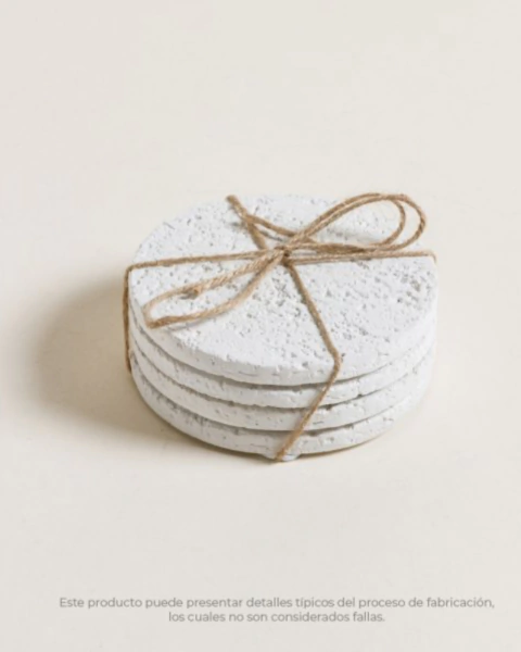 SET X 4 POSAVASOS REDONDOS LAIYA - comprar online