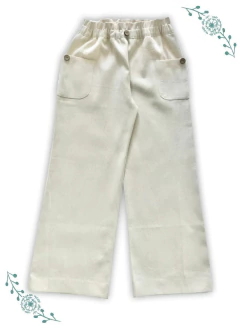 PANTALON TAMBOR NATURAL