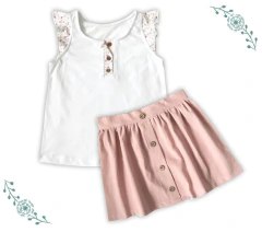 POLLERA NEROLI ROSA - comprar online