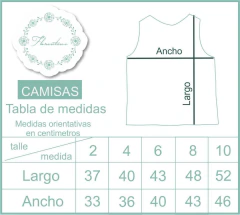 CAMISA PUERTA AZUL - Florentine - Tienda Online