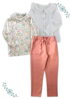 POLERA GUITARRA FLORES BLANCA en internet