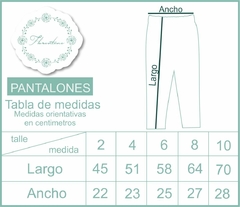 PANTALON RODAS FLOREADO en internet
