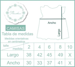 CAMISA DESIERTO CELESTE - Florentine - Tienda Online