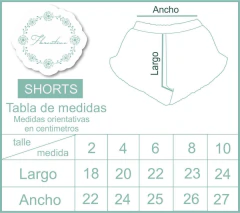 SHORT MENTA RAYAS ROSA - Florentine - Tienda Online