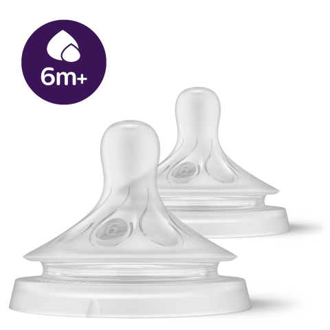 Bico Para Mamadeira Petala 3.0 N° 6 6M+ Philips - Avent