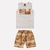 Conjunto Regata Meia Malha e Bermuda Microfibra Kyly