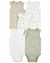 Kit de 5 Body Regata Animais Carter's