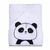 Toalha De Banho Soft Papi Friends C/ Capuz Bordado 90Cm X 75Cm Panda Papi