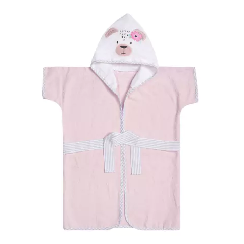 Roupão Felpudo 1 a 4 Anos Ursa Ema Papi