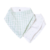 Babador Bandana Bordados 02 Un Xadrez Verde Papi