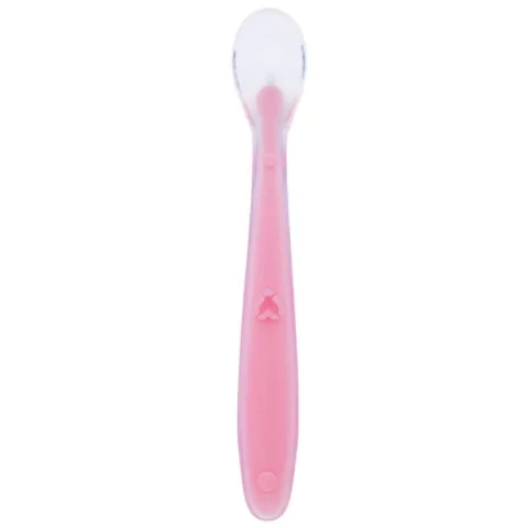 Colher Silicone Baby Rosa Buba