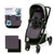 Almofada de Carrinho Memory Foam Dove Cinza Clingo