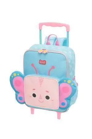 Mochila de Rodinhas Filhotiis Borboleta Pipa Kouii