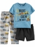 Conjunto 3 Peças Pijama Tratores Child Of Mine By Carter's
