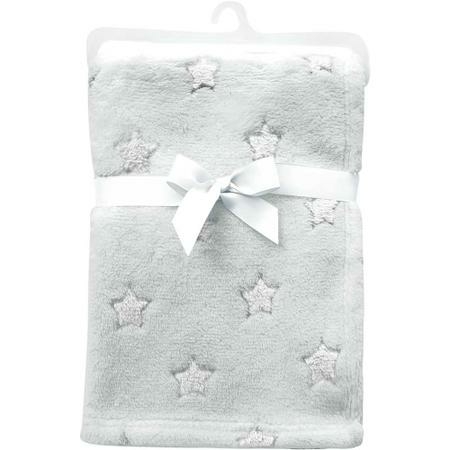 Manta Infantil Estrelinha Cinza Buba