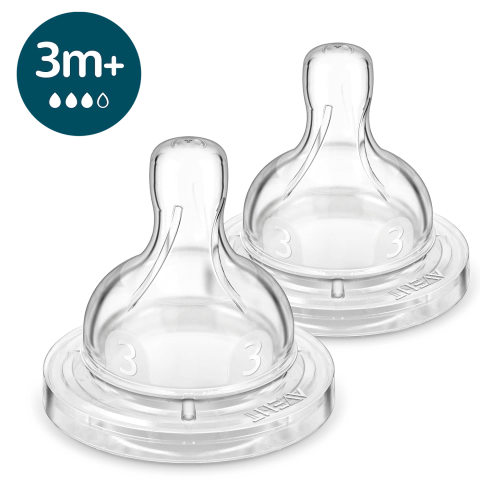 Bico Para Mamadeira Anti Cólica N°3 Philips Avent