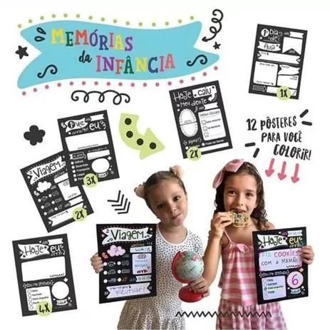 Poster Memórias Da Infância Coloré