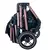 Carrinho Zoe Preto Cobre + Babê Conforto Grid - Helô Imports