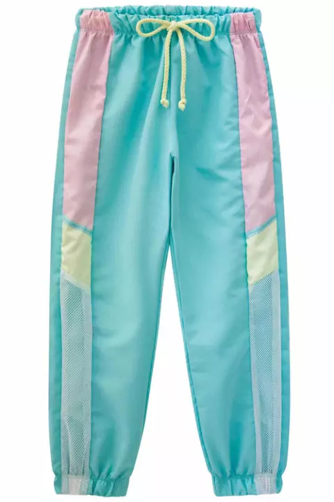 Calça Em Nylon Aspen Azul Kukiê