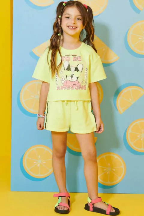 Conjunto Dog Verde Kukiê