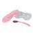 Prato Com Divisória E Colher De Silicone Rosa Clingo - comprar online