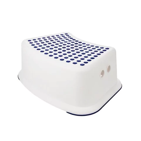 Banquinho De Banheiro 1 Degrau Azul KaBaby