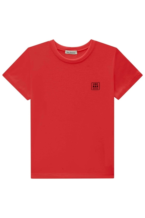 Camisa Meia Malha Vermelha LucBoo