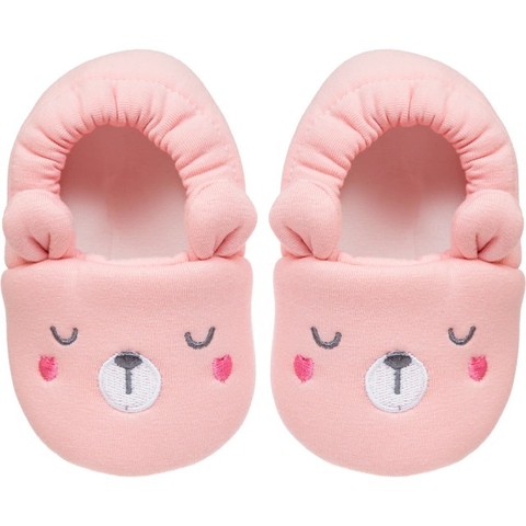 Pantufa Urso Rosa Buba