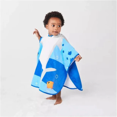 Roupão Toalha Zoo Aventura Tubarão 100% Algodão Buba