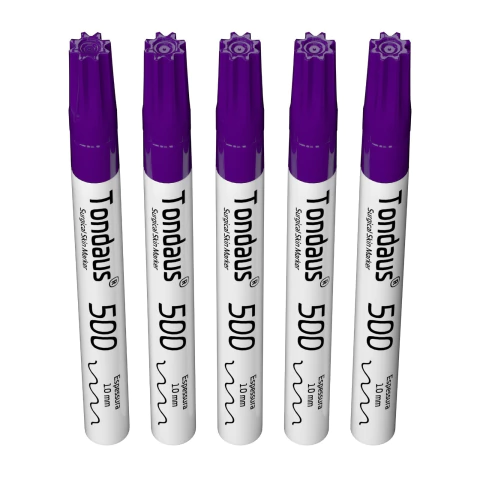 CANETA MARCAÇÃO CIRÚRGICA 2.0 a 3.0MM ROXO 05UN TONDAUS 700