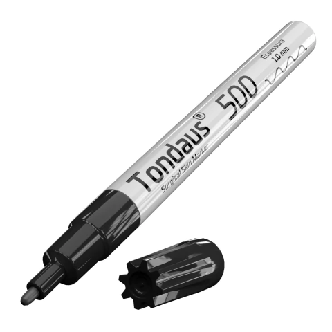 CANETA MARCAÇÃO CIRÚRGICA 2.0 a 3.0MM PRETO 01UN TONDAUS 700