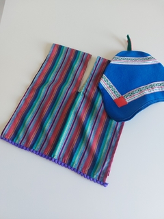 Disfraz Coya. Carnavalito. Atuendos Patrios. Poncho y Gorro - Tienda Tertulia Disfraces