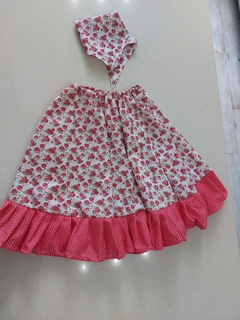 Imagen de Traje Paisana (pollera + pañuelo)
