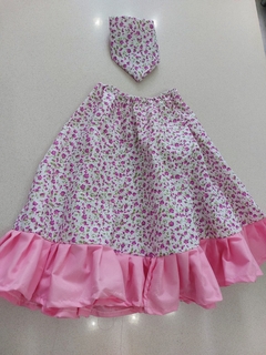 Traje Paisana (pollera + pañuelo) - comprar online