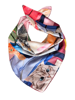 Pañuelo Gatos en la cocina - comprar online
