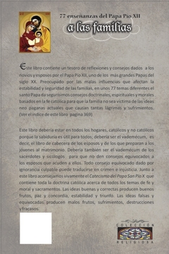 77 Enseñanzas del Papa Pio XII a las Familias en internet