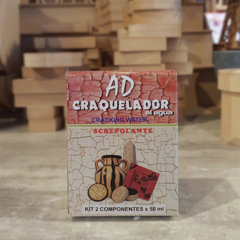 Kit 2 Componentes Craquelador al Agua AD x 50 ml